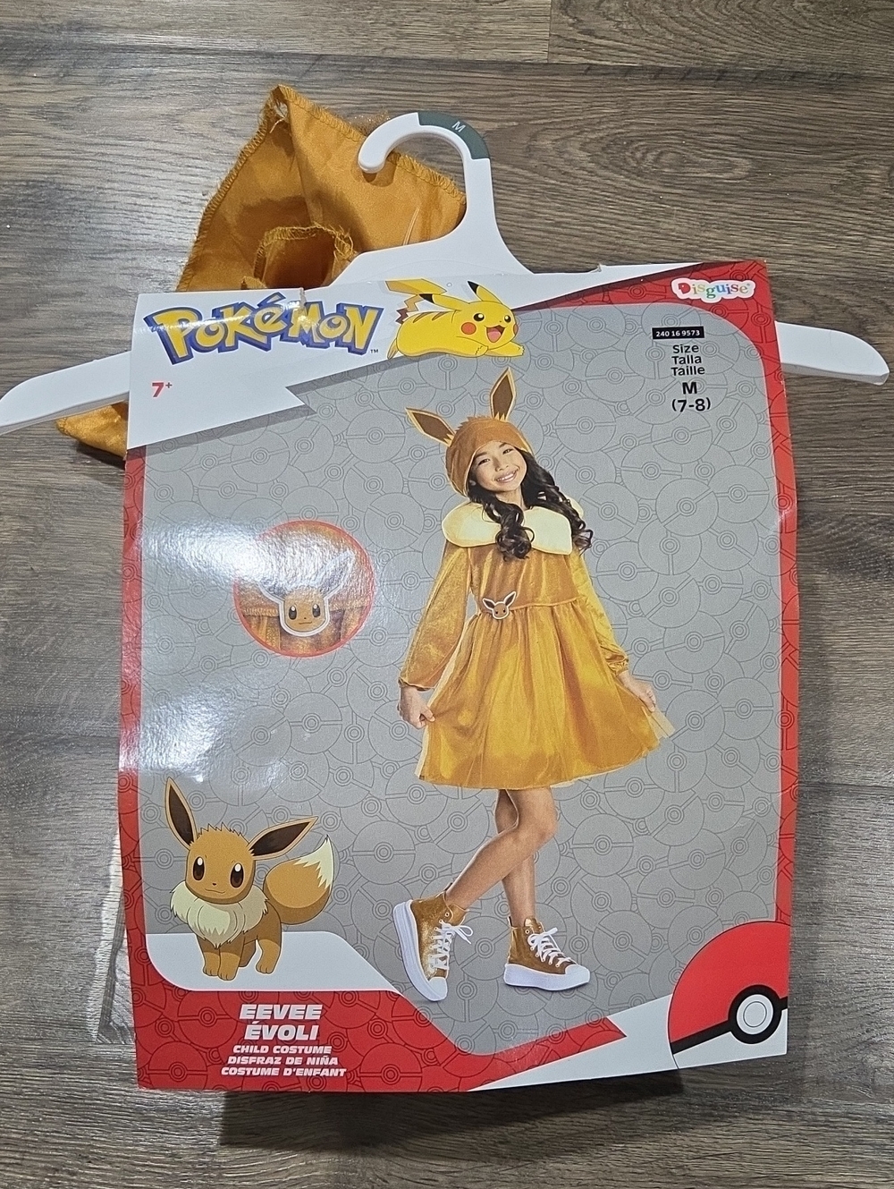Eevee Kids Costume Dress - Gold (Official)